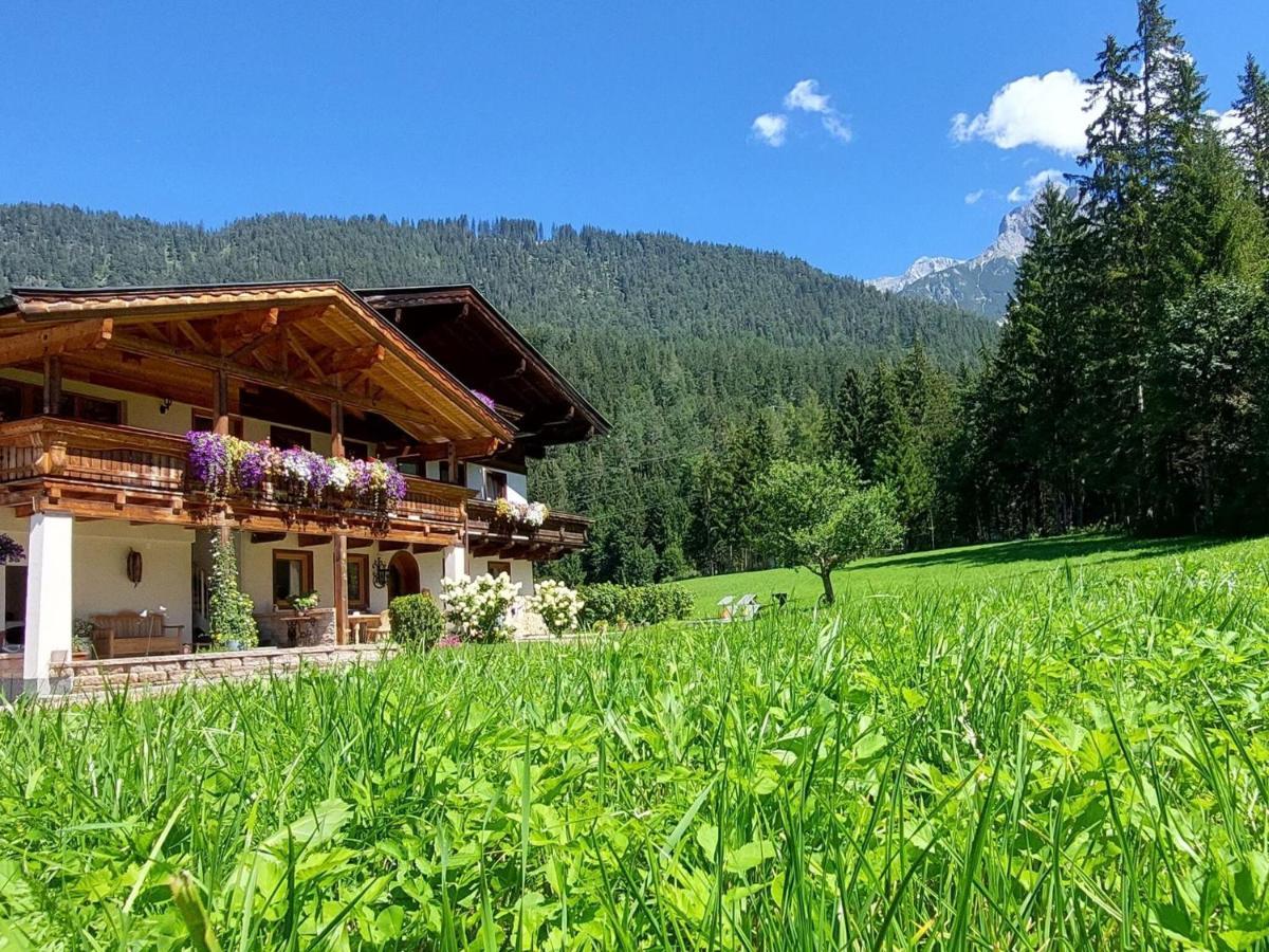 Apartment in Saalfelden am Steinernen Meer with terrace Exterior foto